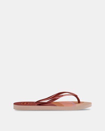 Havaianas Slim Glow Toe Post Flip Flop Sandals