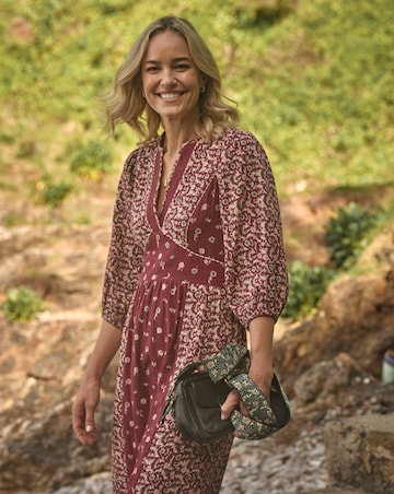 FatFace Kelly Wild Ditsy Midi Dress