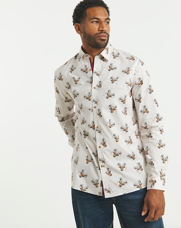 Joe Browns Christmas Reindeer Shirt Long