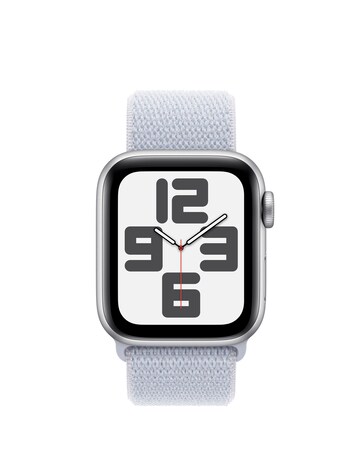 Apple Watch SE GPS 40mm Silver Aluminium Case with Blue Cloud Sport Loop