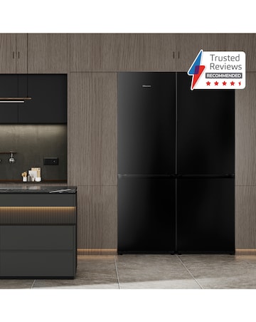 Hisense KitchenFit RB5K330GSFC Smart 60/40 Fridge Freezer - Black