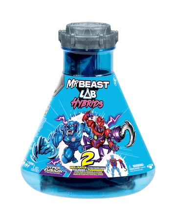 MrBeast Lab Hybrids Multipack Spider vs Energy Panther Figures