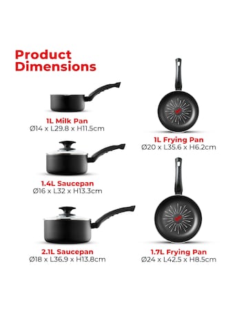 Tower Smart Start Classic 5pc Cookware Set