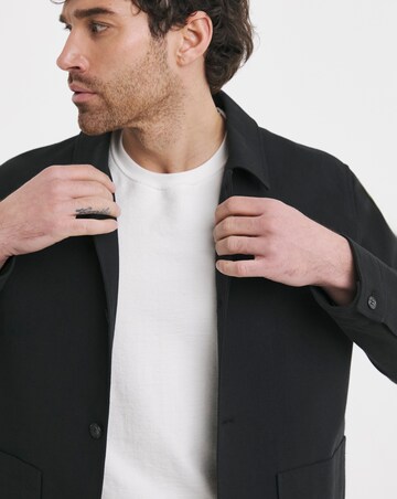 Tailored Linen Patch Pocket Jacket