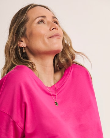 Anthology Pink Cotton Modal Long Sleeve Top