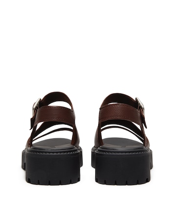 Timberland Stone Street Dark Brown Full Grain Sandals