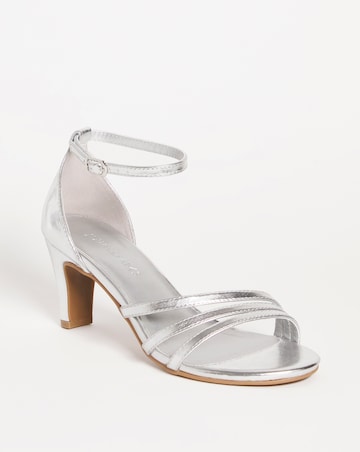 Court Heeled Sandal - Extra Wide Fit (EEE)