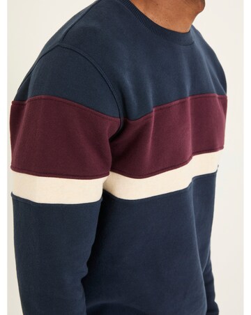 Fatface Brooke Cut & Sew Sweatshirt - Navy