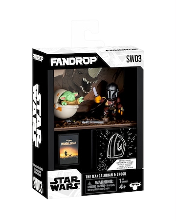 FanDrop Star Wars W1 Figure 2pk Mandalorian vs Grogu