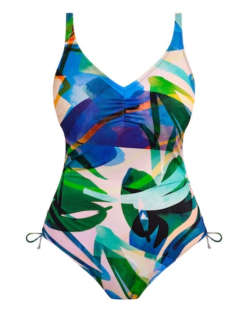 Fantasie Molokai Shores Underwire V-Neck Swimsuit With Adjustable Leg