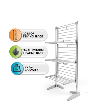 Beldray EH3752 20m Tiered Electric Heated Clothes Airer
