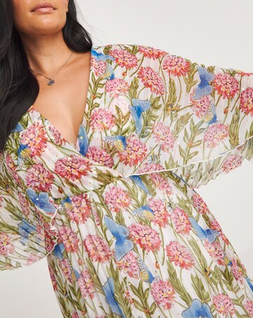 Joanna Hope Pleated Maxi Dress