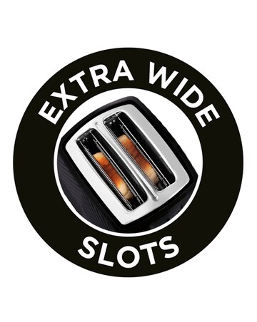 Russell Hobbs Groove Kettle & Toaster Bundle Black