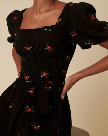 Nobody's Child Aggie Midi Dress Penny Embroidery