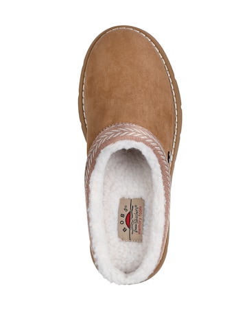 Skechers Keepsakes Lite Vegan Suede Slipper with Faux Shearling - Standard Fit