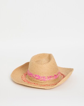 Embroidered Fedora Hat
