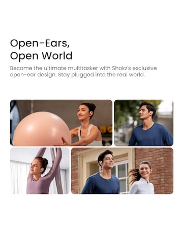 Shokz OpenFit Air True Wireless Open-Ear Earbuds - White