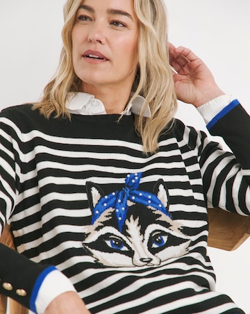 Joe Browns Curiously Cute Racoon Jumper