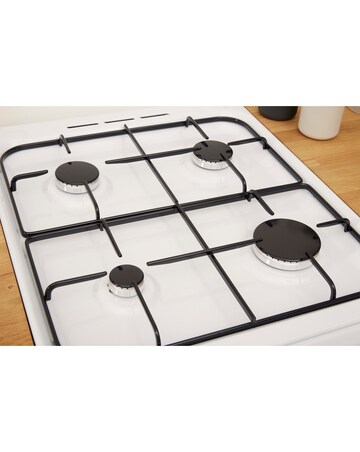 Indesit Cloe IS5G1KMW Gas Single 50cm Cooker White