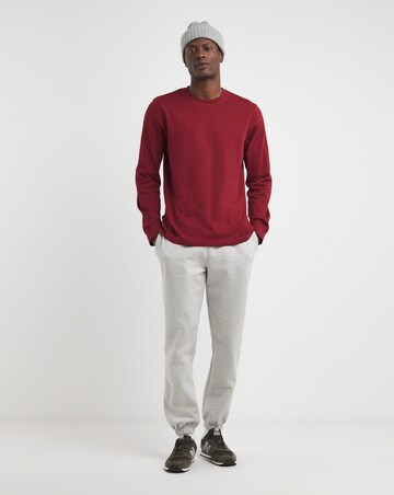 Long Sleeve Heavyweight T-Shirt Long Length- Cranberry