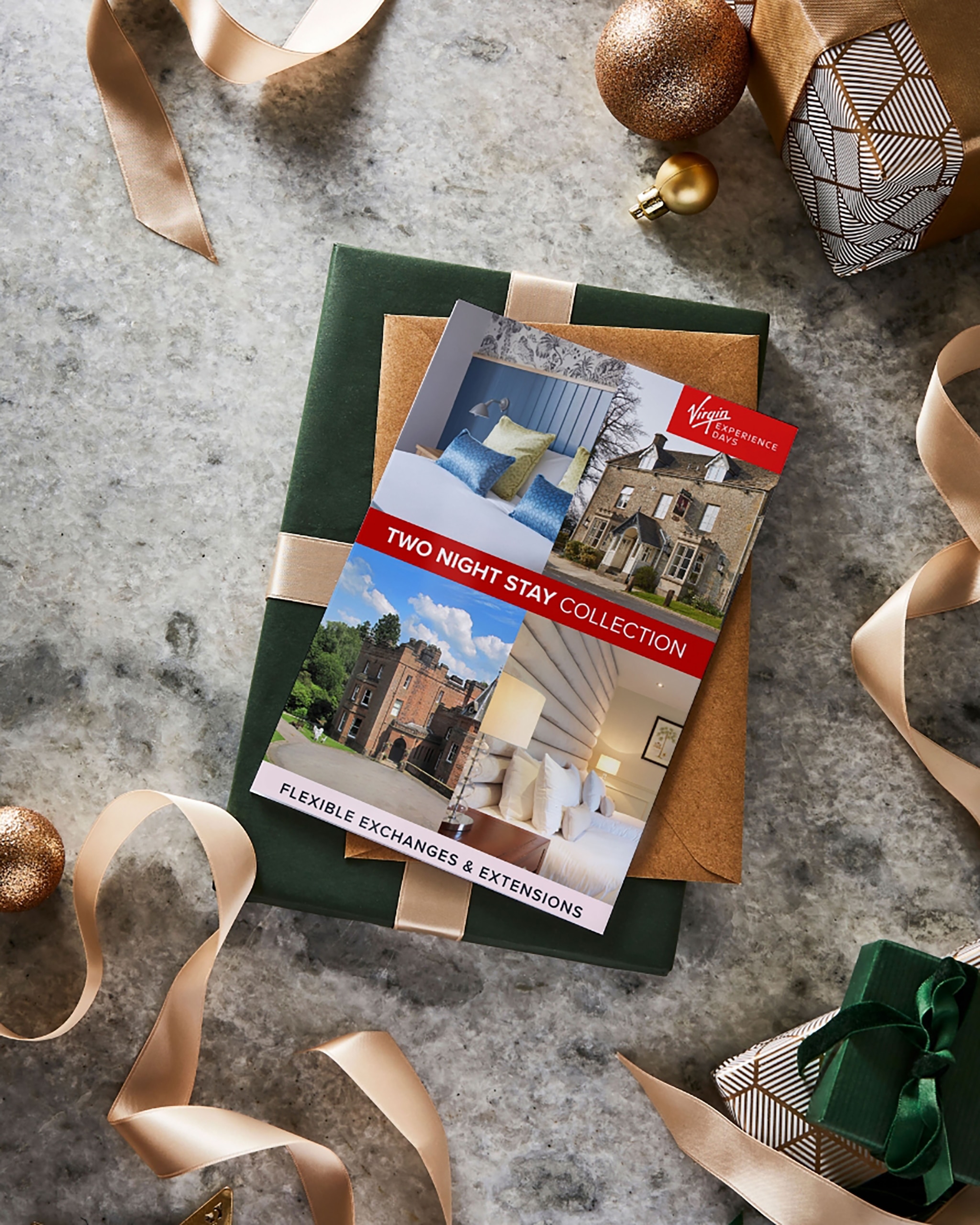 Two Night Stay Collection: Luxury Hotel Experience Gift Card and Holiday Gift Packaging