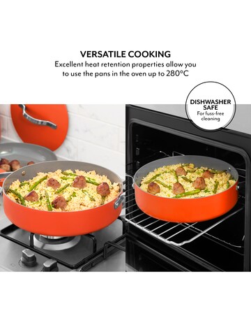 Sur La Table 4 Piece Pan Set Orange