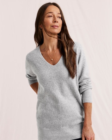 Julipa Button Detail Longline Jumper