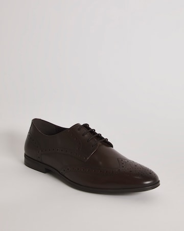 Formal Leather Brogue Wide