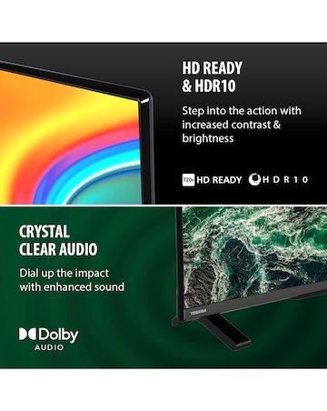 Toshiba 32WF2F53DB 32in Smart VIDAA HD Ready TV with VIDAA Voice