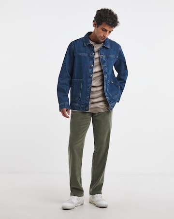 Cord Cotton Stretch Straight Fit Chino