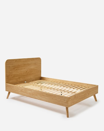 Oslo Wooden Bed Frame with 3 Layer Memory Foam Hybrid Mattress