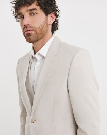 Linen Blend Suit Jacket