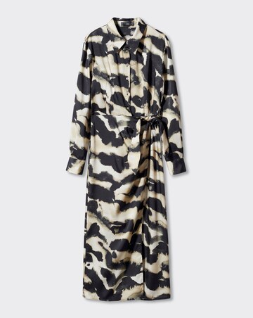 Mango Camila Printed Satin Dress