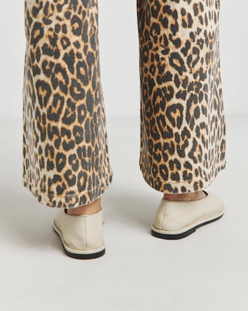 Lucky Soft Leather Flat Mary Janes - Wide Fit (E)