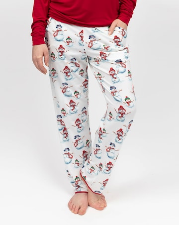 Cyberjammies Blaze Pyjama Pant Snowman Print