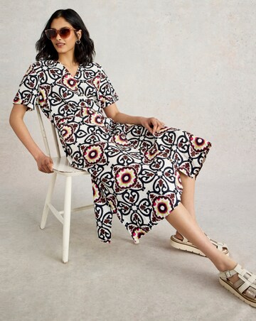 White Stuff Iris Linen Dress