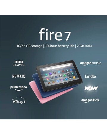 Amazon Fire 7 7in 16GB Wi-Fi Tablet - Black