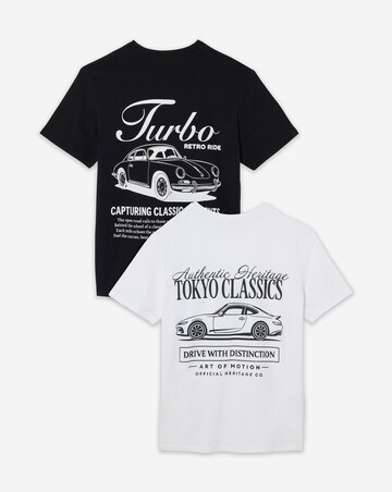 Jack & Jones Motion Crew neck T-Shirt 2 Pack