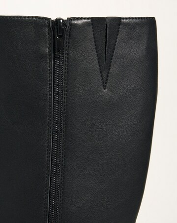 Cosmo Double Buckle High Leg Boot EEE Fit Curvy Calf