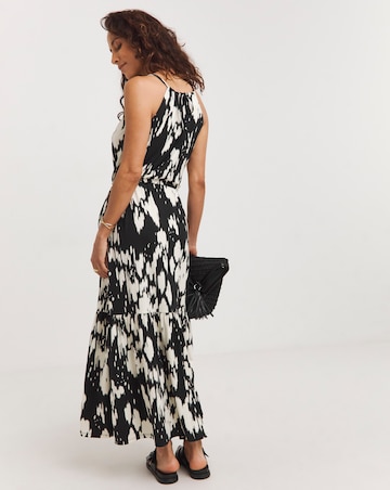 Soft Touch Jersey Halter Neck Maxi Sundress