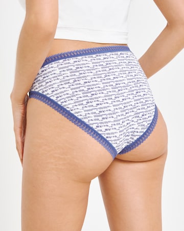 Sloggi (3 Pack) Go Crush Tai Knickers Blue Multi