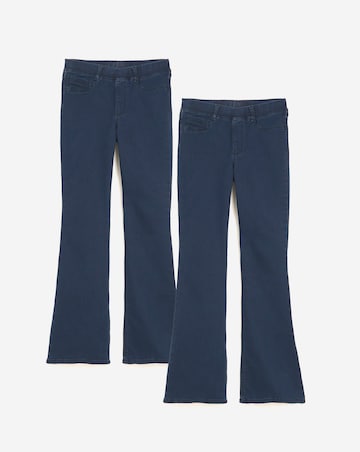 2 Pack Indigo/Indigo Bootcut Jeggings