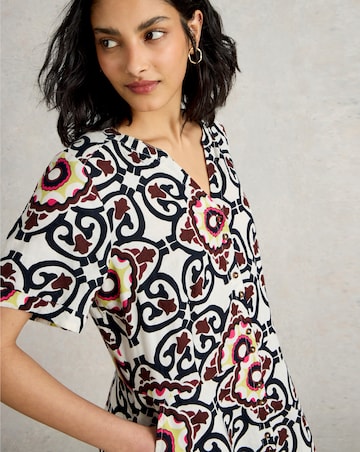 White Stuff Iris Linen Dress