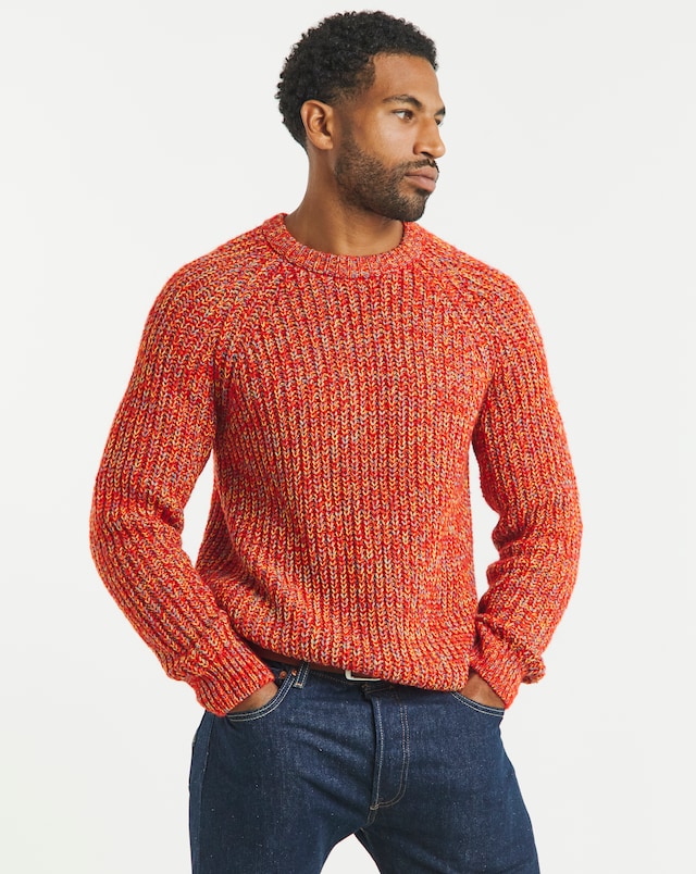 Joe Browns Knitted Crew Neck Jumper - Red
