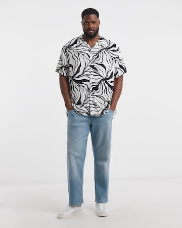 Jack & Jones Jeff Resort Printed Shirt - White