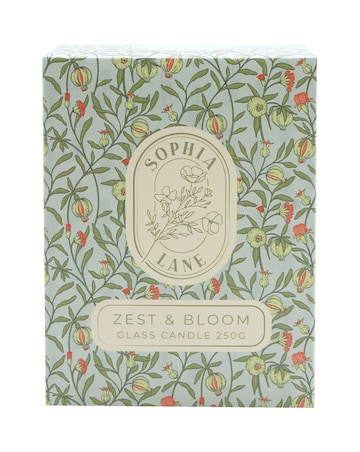 Sophia Lane Zest & Bloom Floral Candle - 250g