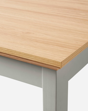 Julipa Ashford Table with 4 Ava Faux Leather Chairs