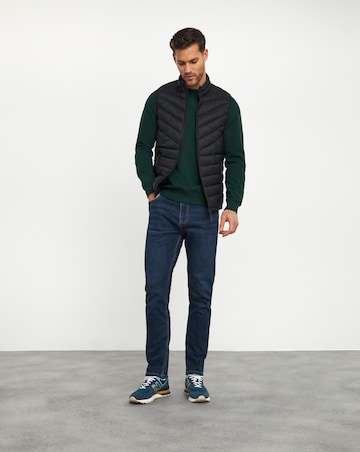 Black Lightweight Padded Gilet