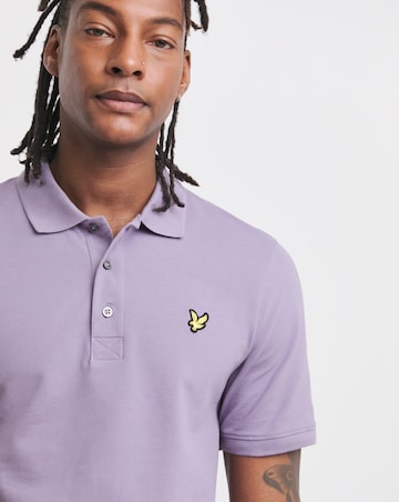 Lyle & Scott Classic Short Sleeve Polo - Purple
