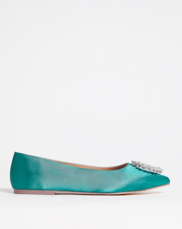 Joanna Hope Embellished Detail Ballerina Wide E Fit